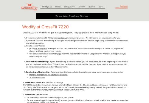 
                            13. website | Wodify Information - CrossFit 7220
