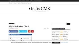 
                            11. WebsiteBaker CMS Gratis CMS Content Management