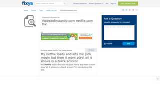 
                            12. WebsiteInstantly.com netflix com flix Questions & Answers (with ...