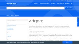 
                            12. Webspace - Ausführliche Erklärung aus dem Hosting-Lexikon