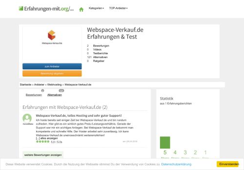 
                            9. Webspace-Verkauf.de Erfahrungen, Tests, Bewertungen und ...