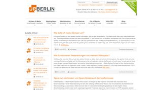 
                            9. Webspace / Webseiten Archives - JPBerlin - Politischer Provider ...