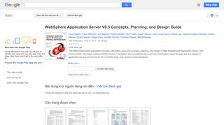 
                            5. WebSphere Application Server V8.5 Concepts, Planning, and Design Guide
