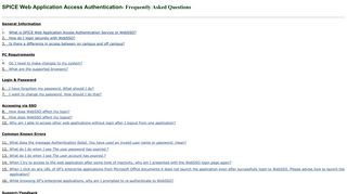 
                            4. WebSSO Frequently Asked Questions