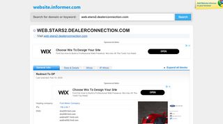 
                            6. web.stars2.dealerconnection.com at WI. Web Single Login