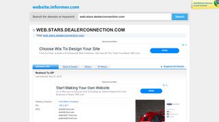 
                            7. web.stars.dealerconnection.com at WI. Web Single Login