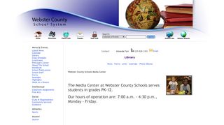 
                            12. Webster County School System: Library - Links