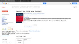 
                            10. Webster's New World Hacker Dictionary