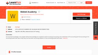 
                            8. Webtel Academy - Raj Nagar, Ghaziabad - LearnPick