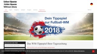 
                            13. webtippspiel zur WM 2018