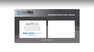 
                            6. WebTMA Login