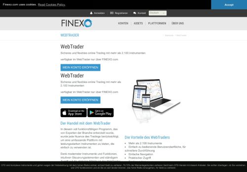 
                            10. WebTrader | Finexo.com
