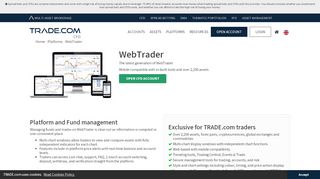 
                            8. WebTrader | TRADE.com