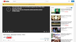 
                            8. WebTV Senac - Maquiagem Artística - Felino - YouTube