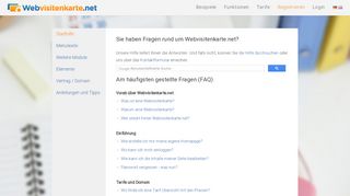 
                            6. Webvisitenkarte.net Hilfe