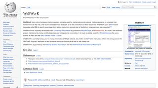 
                            5. WeBWorK - Wikipedia