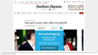 
                            9. Wechsel bei NRW-SPD: Auf nach vorne, aber alles wie gehabt - FAZ
