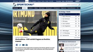 
                            13. Wechselbörse - BVB verleiht Kagawa an Besiktas Istanbul - Sportschau