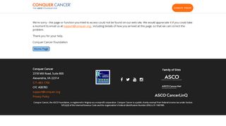 
                            4. #WeConquerCancer: Returning Participant or User Login - Conquer ...