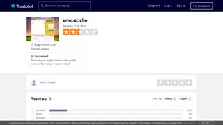 
                            6. wecuddle Reviews | Read Customer Service Reviews of hugmonstar ...