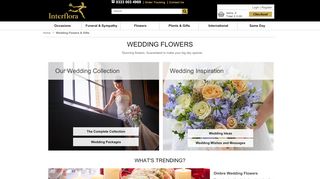
                            8. Wedding Flowers, Bridal Bouquets & Wedding Florists | Interflora