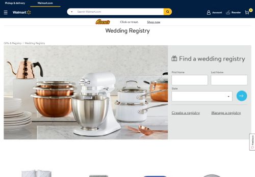 
                            2. Wedding Registry - Walmart.com