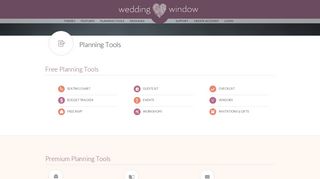 
                            7. Wedding Window - Planning Tools