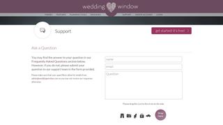 
                            8. Wedding Window - Support