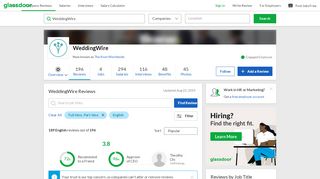 
                            12. WeddingWire Reviews | Glassdoor