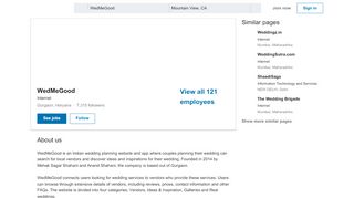 
                            7. WedMeGood | LinkedIn