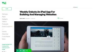 
                            9. Weebly Debuts An iPad App For Building And Managing Websites ...