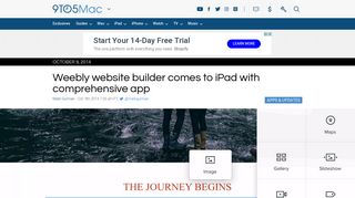 
                            6. Weebly website builder comes to iPad with comprehensive app ...