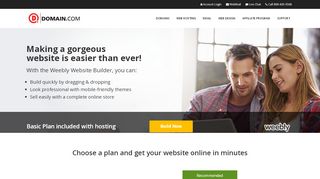 
                            10. Weebly website builder | Domain.com