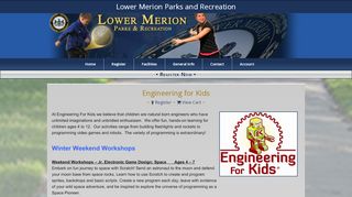 
                            11. Weekend Workshops - Jr. Civil Engineering - Lower Merion Parks and ...