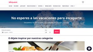 
                            2. Weekendesk.es: Escapadas fin de Semana