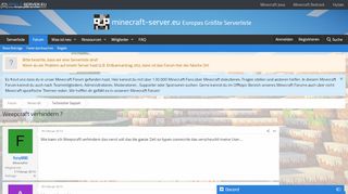 
                            9. Weepcraft verhindern ? | Minecraft-Server.eu Forum