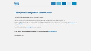 
                            3. WEG Customer Portal