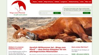 
                            1. Wege zum Pferd