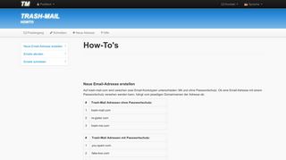 
                            4. Wegwerf-Email von TRASH-MAIL - How-To