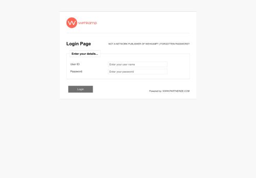 
                            9. Wehkamp Login Page