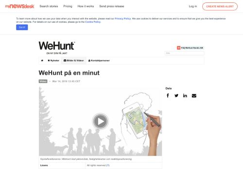 
                            12. WeHunt på en minut - WeHunt Nordic AB - Mynewsdesk