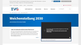 
                            7. „Weichenstellung 2030“ - EVG