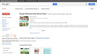 
                            10. Weight Watchers Eat! Move! Play!: A Parent's Guide for Raising ...