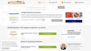 
                            9. Weight Watchers Gutschein » Rabatte & Codes für Februar 2019 ...