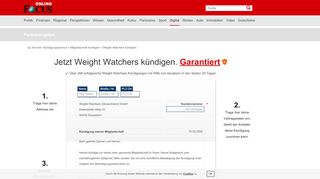 
                            8. Weight Watchers kündigen - so schnell geht's | FOCUS.de