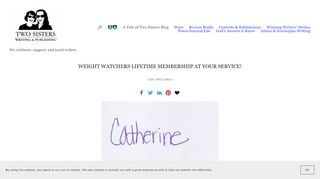 
                            12. WEIGHT WATCHERS LIFETIME MEMBERSHIP AT YOUR SERVICE ...