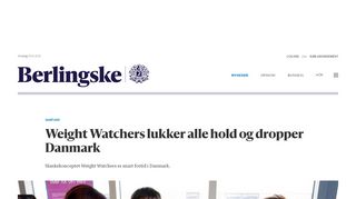 
                            6. Weight Watchers lukker alle hold og dropper Danmark - Berlingske