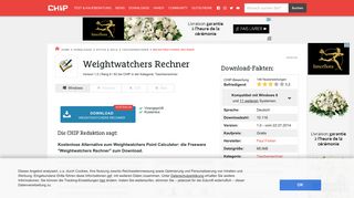 
                            8. Weightwatchers Rechner Download – kostenlos – CHIP