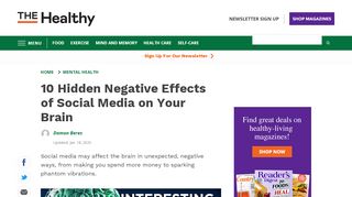 
                            8. Weird Negative Effects of Social Media on Your Brain | Reader's Digest
