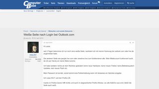 
                            10. Weiße Seite nach Login bei Outlook.com | ComputerBase Forum